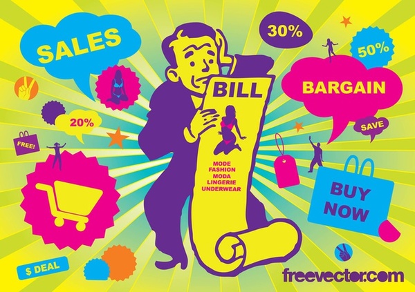 Sales Free Vector