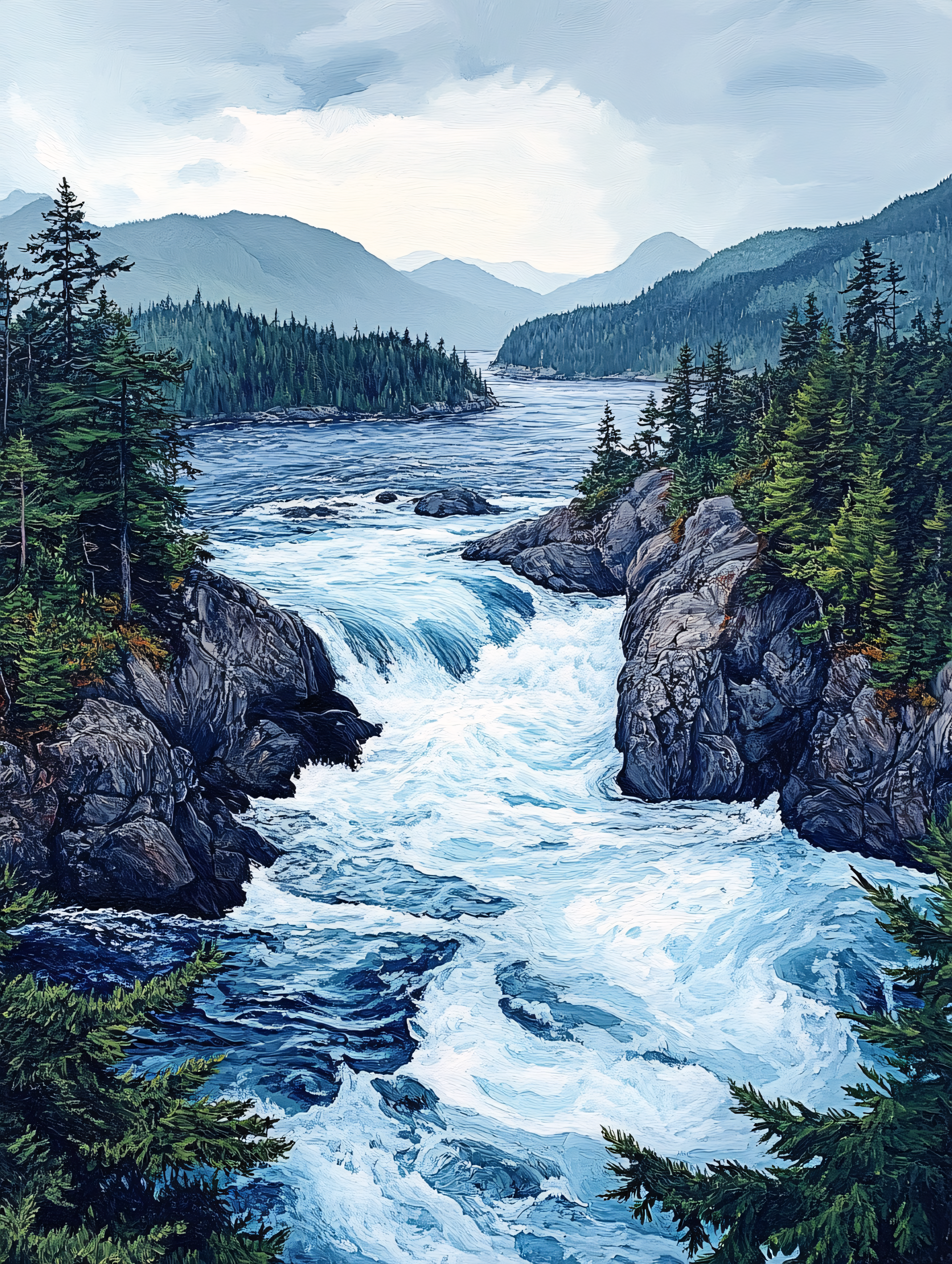 Scenic Waterfall