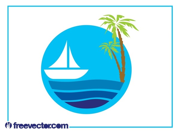 Sea Icon Free Vector