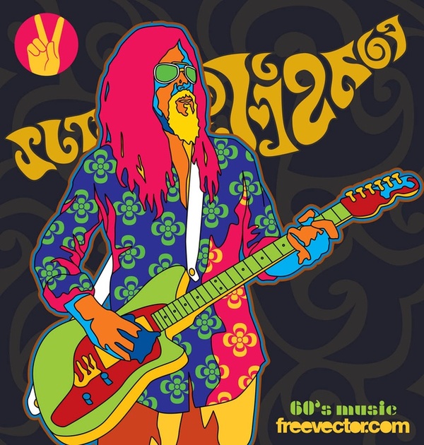 Sixties Music Free Vector