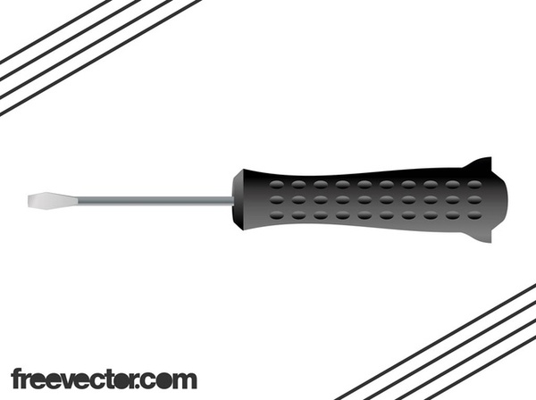 Slotted Screwdriver Free Vector