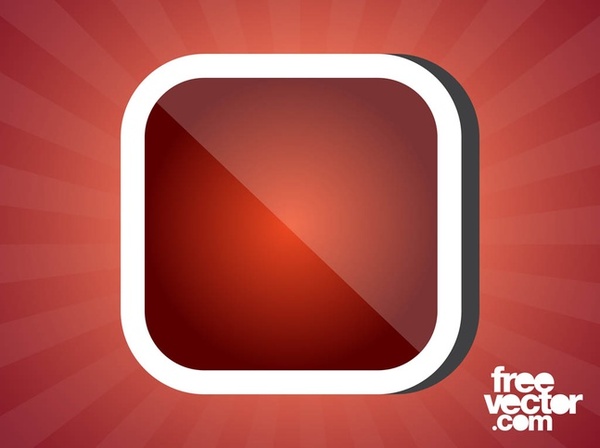 Square Sticker Design Free Vector