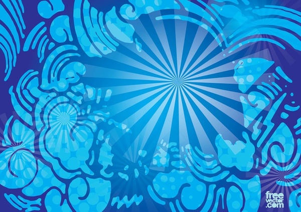Starburst Sky Free Vector