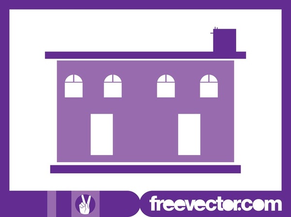 Stylized Building Free Vector