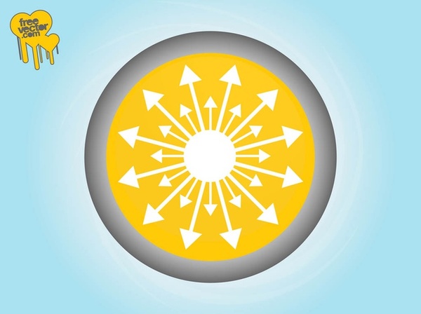 Sun Icon Free Vector