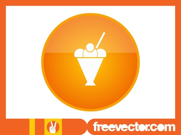 Sundae Icon Free Vector