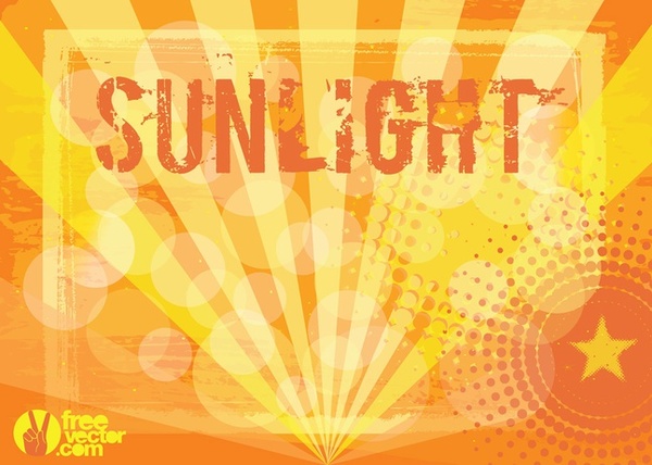 Sunlight Background Free Vector