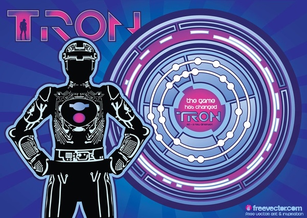 Tron Free Vector