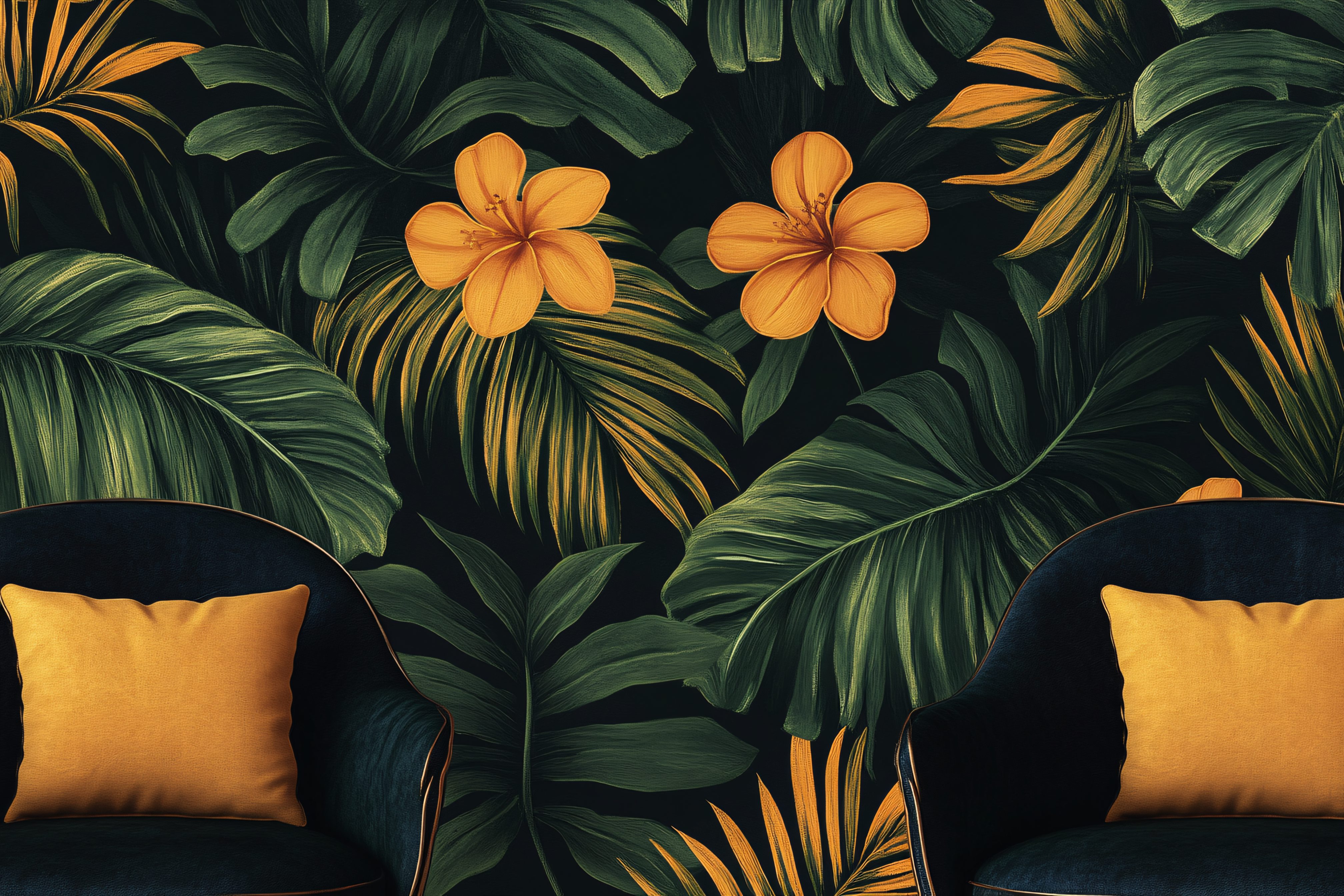 Tropical Paradise Living Room