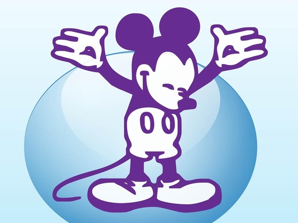 Vintage Mickey Free Vector