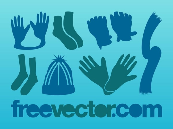Winter Clothes s Free Vector