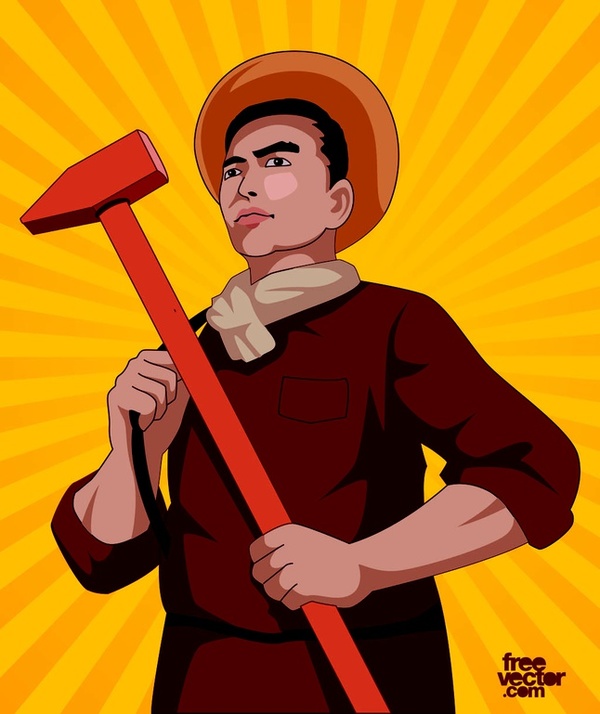 Worker Free Vector