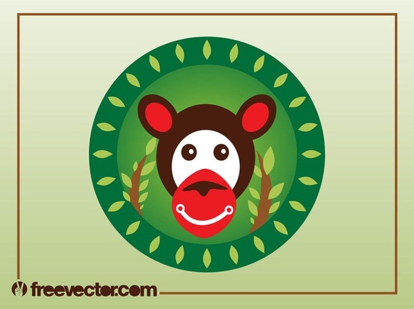 Zoo Badge Free Vector