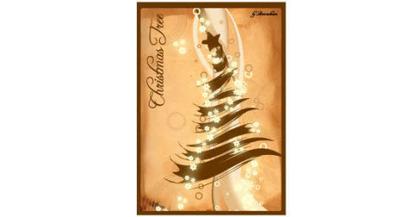 X-mas designed tree vector