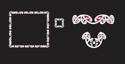 Maori Border Free Vector