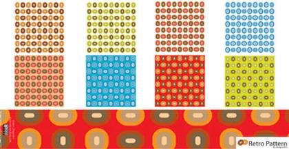 Retro Cool Vector Pattern Pack Free