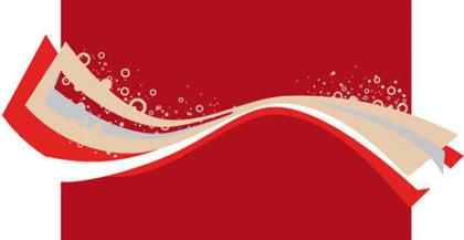 Flowing curve circle shapes