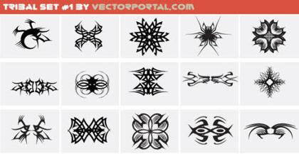 Tribal Set Free Vector