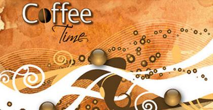 Coffee Time Vector Background