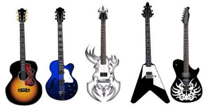 Guitar Free Vector Pack