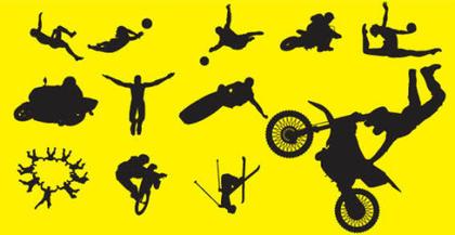 Sports People Silhouette