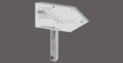 Wood Signs Banner Vector