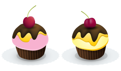 Free Cupcake Vector Art