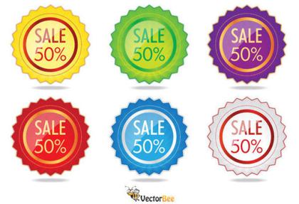 Sale Label Vector Free
