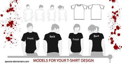 T-shirt models