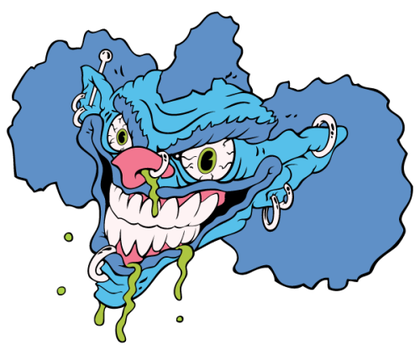 Clown T-shirt Design Vector