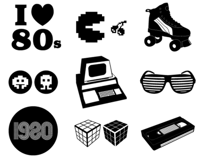 Retro Vector 80’s Elements