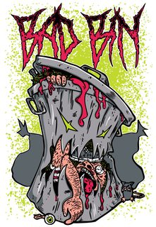 T-Shirt Design Free Download – Bad Bin