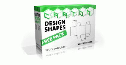 Carton Design Shapes Free Pack