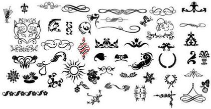 Free Vector Flourishes