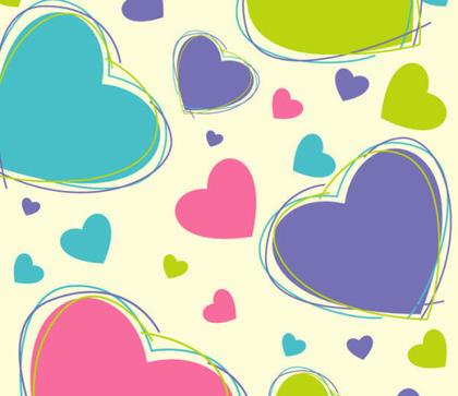 Heart Background Vector