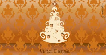 Vintage christmas background