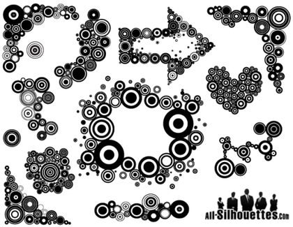 Free Vector Retro Circles