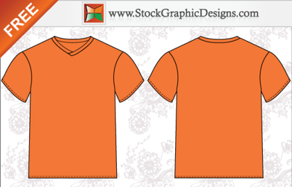 Men T-Shirt Template Free Vector Illustrator