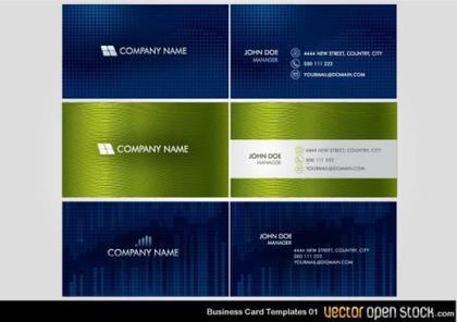 Free Vector Business Card Design Templates