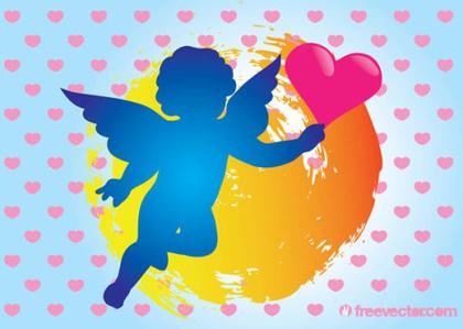 Cupid Vector Art
