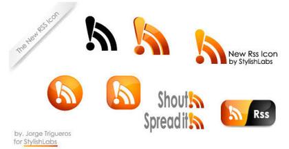 New Rss Icons Vector