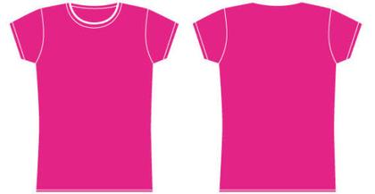 Girls t-shirt template