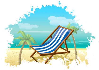 Free Summer Beach Vector Background