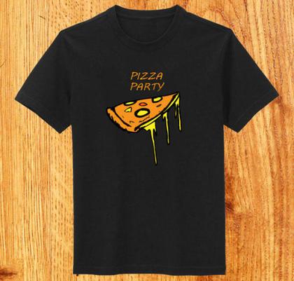 Funky Pizza T-shirt Design Vector