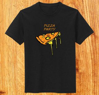 Funky Pizza T-shirt Design Vector
