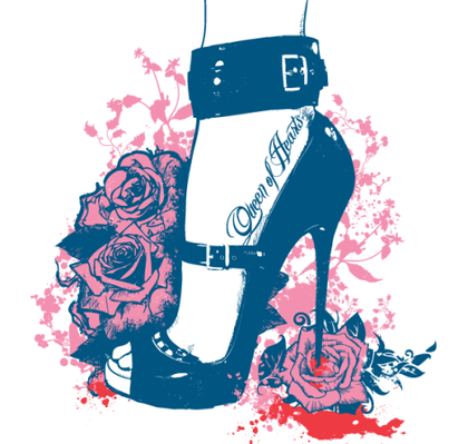 Queen of Hearts Apparel T-Shirt Design