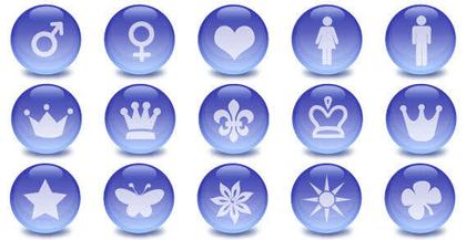 Free Vector Glass Icons