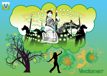 Free Summer Dream Vector Graphics 1