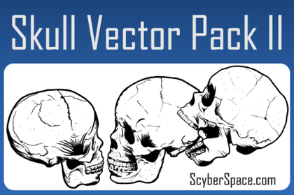 Free Skull Vector Pack Illustrator