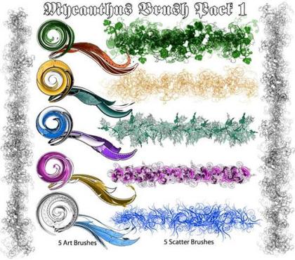 Mycanthus Illustrator Brush Pack